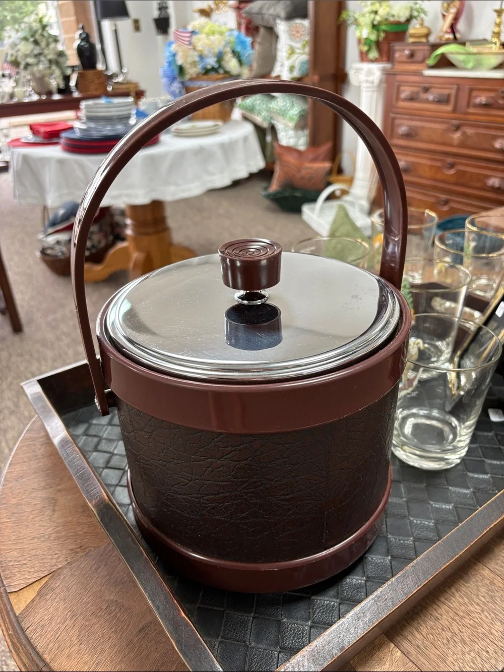 Vintage Atapco MCM Ice Bucket